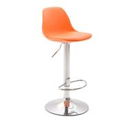 Taburete kiel estructura de plástico & asiento de polipiel 43x39x82-104 cm