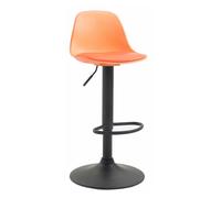 Taburete kiel estructura de plástico & asiento de polipiel 43x39x82-104 cm