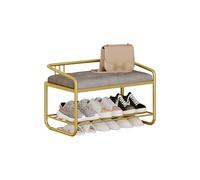 Taburete largo para muebles, pequeño zapatero que puede sentarse, acolchado suave, luz integrada, taburete cambiador de zapatos, entrada a casa, Internet, gabinete de zapatos de celebridades, bolsa