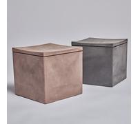 TABURETE LOUNGE CUBE MOLESKIN SERRALUNGA