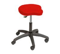 Taburete medio Kinefis Economy tipo bicicleta sin respaldo: Altura de 55 - 75 cm y elevación a gas (Varios colores disponibles)