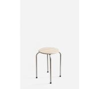 TABURETE METAL BASE MADERA D.30X45 cm - CONJUNTO: Por Unidad