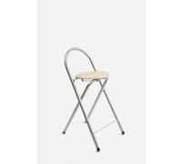 TABURETE METAL PLEGABLE BASE MADERA 45X40X80 cm - CONJUNTO: Pack 4