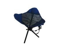 TABURETE MODERNO AZUL DE 3 PATAS PICNIC PLAYA JARDÍN MAR CAMPING MOD.FISCHER
