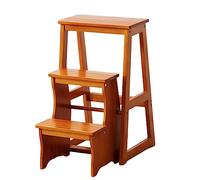 Taburete multifuncional de madera con almacenamiento, diseño que ahorra espacio para el hogar, biblioteca como soporte de exhibición o reposapiés, soporta hasta 100 kg