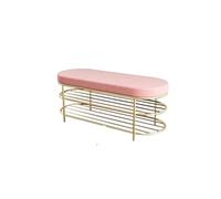 Taburete multifuncional para el final de la cama, taburete cambiador de zapatos y estante para sala de estar y dormitorio, elegante solución de almacenamiento para zapatos y accesorios