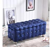 Taburete otomano de almacenamiento, taburete rectangular de almacenamiento con tapa con bisagras, para sala de estar, sofá, dormitorio, cama, sala de estar, cambiador de zapatos, G/40 x 40 x 60 cm