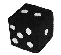 Taburete otomano de dados suave al tacto para sala de estar y hotel, elegante reposapiés tamaño compacto (29 x 29 x 25 cm), decoración moderna del hogar, solución versátil para asientos