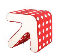 Taburete otomano de madera con cubierta desmontable, reposapiés tapizado resistente para sala de estar o dormitorio