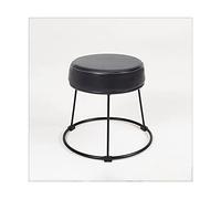 Taburete otomano Taburete de asiento suave Taburete pequeño con acento otomano Taburete de comedor Taburete con patas de hierro y metal Taburete de tocador Taburete para zapatos para sala de estar (ne