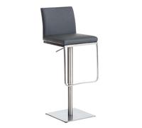 Taburete panama en cuero sintético fino 44x42x86-109 cm
