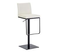 Taburete panama en cuero sintético fino 44x42x86-109 cm