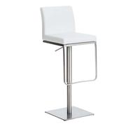 Taburete panama en cuero sintético fino 44x42x86-109 cm