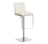 Taburete panama en cuero sintético fino 44x42x86-109 cm