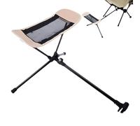 Taburete para exteriores - Reposapiés plegable para patio, reposapiés ajustable | Reposapiés telescópico para camping, reposapiés para silla de luna al aire libre, taburete plegable, accesorios