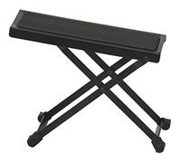 Taburete para guitarra Nomad Negro ajustable de metal con pies de goma y 5 ajustes de altura