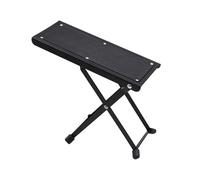 Taburete para guitarra, taburete de metal para guitarra, reposapiés ajustable y plegable, pedal de guitarra para guitarrista