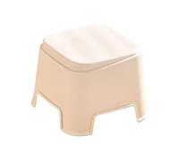 Taburete para inodoro, taburetes compactos para pies, corto, cocina, baño, ducha, reposapiés ligero apilable para uso familiar adolescente en baños, dormitorios y espacios de vida