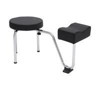 Taburete para pedicura, 2 en 1, taburete de pedicura, taburete para tatuaje, reposapiés ajustable, 0-20 cm, reposapiés SPA para uñas Tech Spa Beauty Salon Studio Equipment Supplies (negro)