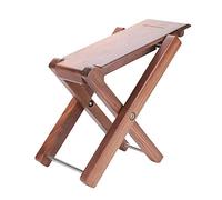 Taburete para reposapiés de Guitarra, Taburete Ajustable para Guitarra de Madera de Nogal Negro Soporte para Pedal de Guitarra Accesorios de Juego