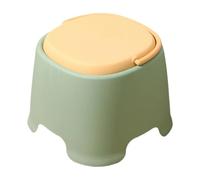 Taburete pequeño creativo con asa, silla versátil para asiento y inodoro, para lavandería, baño, dormitorio y uso doméstico, diseño que ahorra espacio