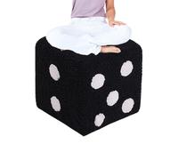 Taburete pequeño Cubo genérico, Silla Cubo de Entrada - Taburete Cambiador de diseño Cuadrado, extraíble y Lavable para decoración de Entrada, 7,87 x 7,87 x 7,87 x 7,87 Pulgadas