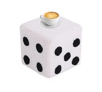 Taburete pequeño Cubo, Silla Cubo de Entrada | Reposapiés para Puerta - Taburete Cuadrado extraíble y Lavable 7,87 x 7,87 x 7,87 Pulgadas para un Cambio cómodo de Zapato