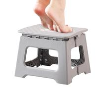 Taburete Pequeño Escalón Plegable,Silla para Exterior con Asa | Escalón para El Cuarto De Baño | para Uso en Hogar, Cocina, Dormitorio, Baño, Oficina, Jardín, Camping, Picnic, y para Adultos