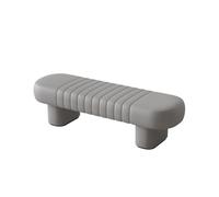 Taburete pequeño y acogedor para dormitorio, elegante cambiador de zapatos y solución de almacenamiento para el extremo de la cama. Muebles perfectos para el hogar