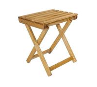 WELL HOME MOBILIARIO & DECORACIÓN Taburete Pescador Fabricado en Madera, Acabado en Aceite 33x25x36 cm