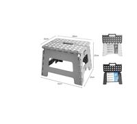 TABURETE PLEGABLE 22 cm /Negro/ Color Aleatorio - Banqueta Portátil Multiusos, Asiento Auxiliar Resistente