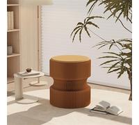 Taburete plegable con cojín de poliuretano, silla redonda de papel plegable portátil, fuerte fuerza de apoyo, se puede utilizar como mesa auxiliar, ideal para el hogar, fiestas, exposiciones de