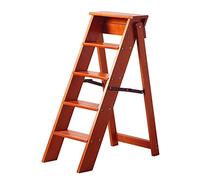 Taburete plegable con Escalera 5 sillas escalones para Subir al hogar escaleras con Escalera Taburete y Estante Almacenamiento
