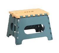 Taburete plegable con escalón: linda silla plegable, asiento de ducha portátil | Silla impermeable para cambiar zapatos de casa con asa, ideal para cocina, baño, sala de estar, solución de asiento