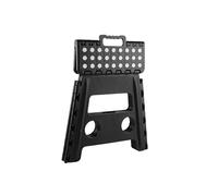 Taburete Plegable con escalón, Taburete niños,para Escuelas, Cocina, baño, Dormitorio, soportar hasta 150kg(Negro, 29x22x27cm)