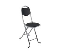 7house Taburete Plegable con Respaldo 32x36x73.5cm 7house