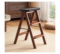 Taburete plegable de 3 escalones, taburete plegable multifuncional para la cocina del hogar, ahorro de espacio y ligero portátil