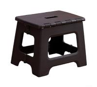 Taburete plegable de ahorro de espacio, ideal para llegar a estantes altos o encimeras de forma segura (negro)