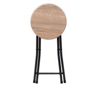 Taburete Plegable de Madera Factory Cuadros - Ideal para Cocina - Estructura Metálica Resistente