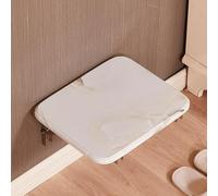 Taburete plegable de pared, silla de madera invisible para baño y hogar, perfecto para personas mayores, mujeres embarazadas y personas con discapacidad, ahorra espacio y es conveniente