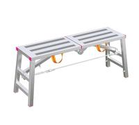 Taburete plegable de plataforma de trabajo resistente para uso doméstico, capacidad de 150 kg, ideal para pintar paredes y levantar artículos, 160 x 40 cm, portátil y versátil