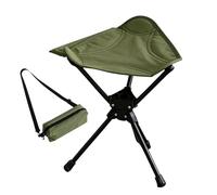 Taburete plegable de viaje, silla plegable ligera, taburete portátil para camping, senderismo, pesca, jardinería, picnic, viajes, montañismo, mochilero, banco al aire libre, trípode acolchado compacto
