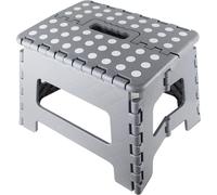 Taburete Plegable - en PVC - Multiusos de plástico Resistente y Duradero. Ideal para escuelas, guarderías u hogar - 29 x 22 x 22cm.