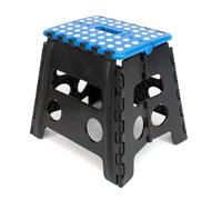 Taburete plegable multiusos - Azul lunares