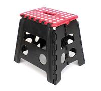 Taburete plegable multiusos - Rojo lunares