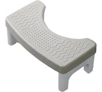 Taburete Plegable para Inodoro: Ayuda con el estreñimiento, Mejora la Postura, hemorroides y síndrome del intestino Irritable. Gris.