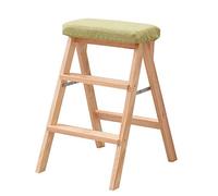 Taburete plegable portátil de 3 escalones para cocina, oficina, resistente, máximo 100 kg