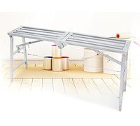 Taburete plegable portátil multiusos para andamios, torre de trabajo para mejoras del hogar, equipo de andamio para parchear paneles de yeso o limpieza, capacidad de carga de 150 kg