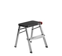 Rolser Taburete plegable M2 de aluminio – Negro