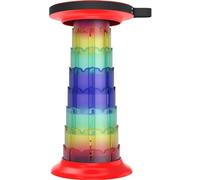 Taburete plegable Taburete de plástico Taburete de camping Taburete portátil Taburete telescópico mejorado, Taburete de camping plegable portátil Más capacidad 550 libras, Taburete retráctil for exter